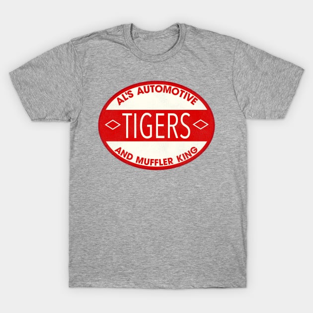 Al's Automotive Tigers - Magnum P.I. T-Shirt by darklordpug